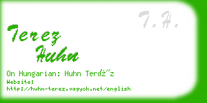 terez huhn business card